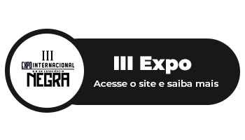 Botão preto para a III Expo Internacional Dia da Consciência Negra