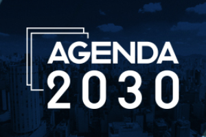 Botão com o logo da agenda 2030