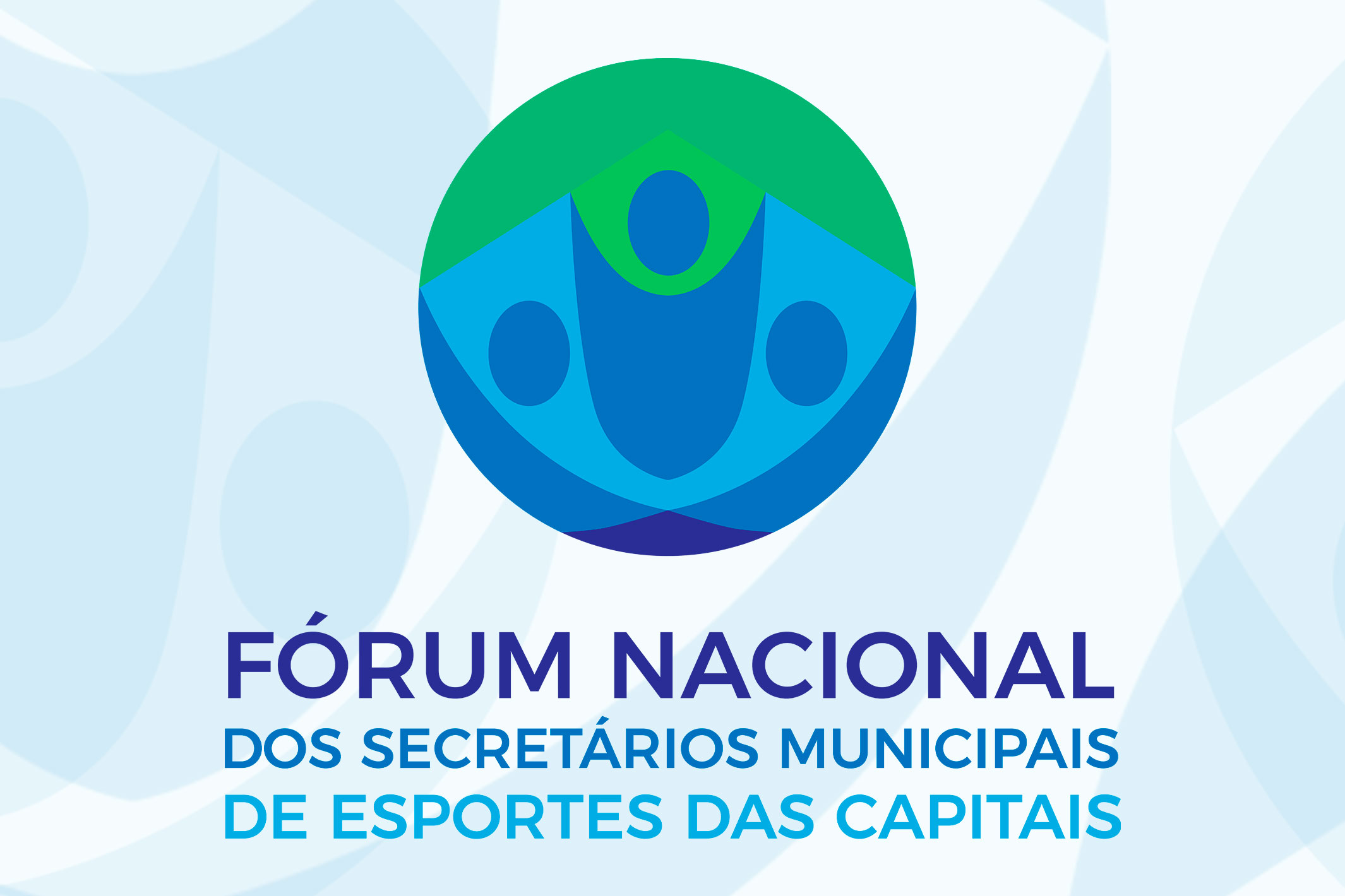 Na imagem, logo do Fórum Nacional dos Secretários de Esportes das Capitais.