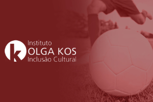 Na imagem, arte do evento II Festival Bons de Bola, do Instituto Olga Kos.