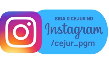 Logotipo do Instagram para direcionar a pagina do CEJUR