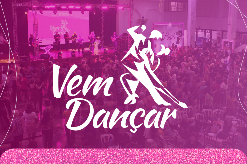 Na imagem, capa site de divulgação do programa Vem Dançar.