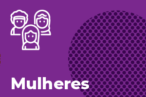 Um layour roxo, acompanhado de uma textura de circulos do lado direito até a metade da imagem. O título 
