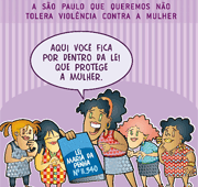 Cartilha "A São Paulo que queremos não tolera violência contra a mulher"