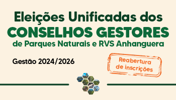Imagem Eleições Unificadas dos Conselhos Gestores de Parques Naturais e RVS Anhanguera