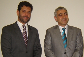 Secretário Leonardo Barchini Rosa e Cônsul Geral Mehmet Özgün Arman