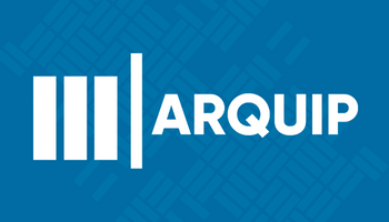 Fundo em azul com logotipo do Arquivo Público do Município de São Paulo em branco