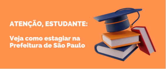 Em fundo laranja e letras em branco, chamada: 