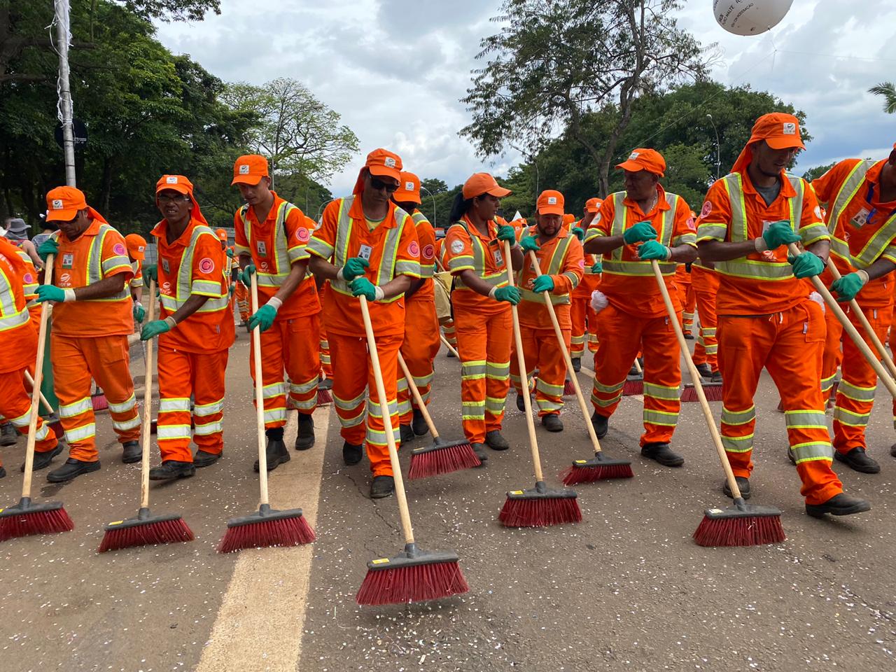 Todos os materiais secos recolhidos foram enviados para as Centrais Mecanizadas da capital para reciclar o máximo possível