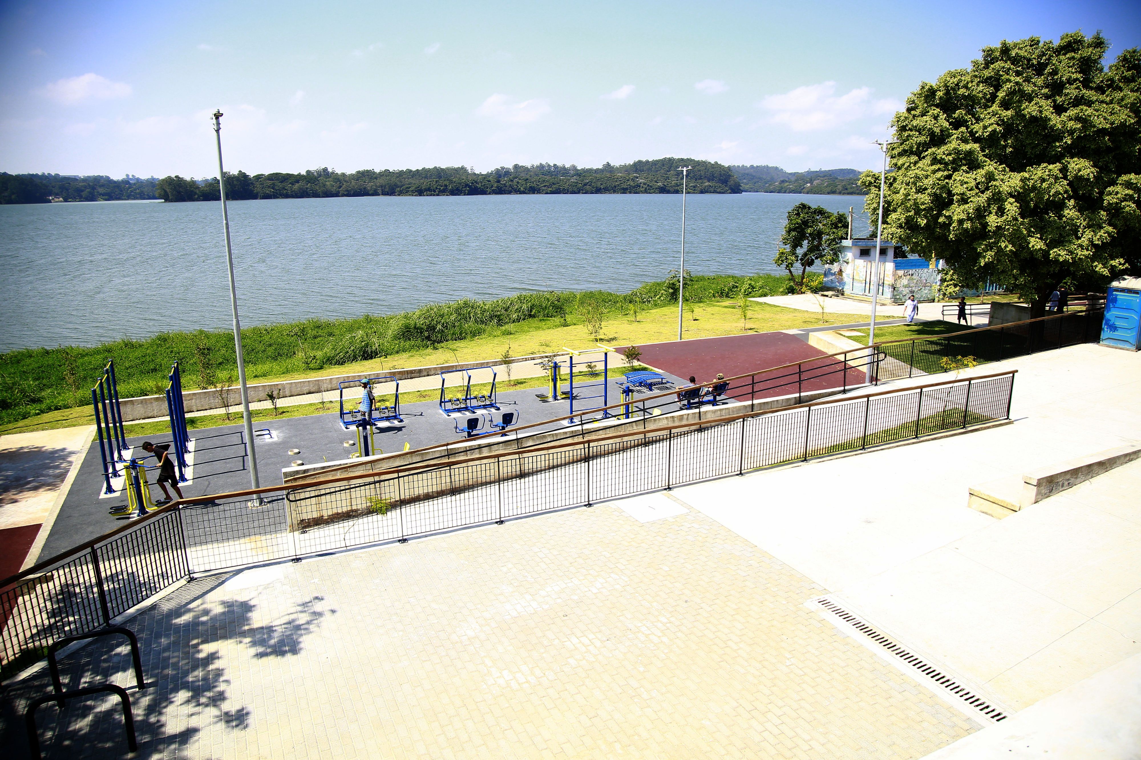 foto da área de lazer do parque.