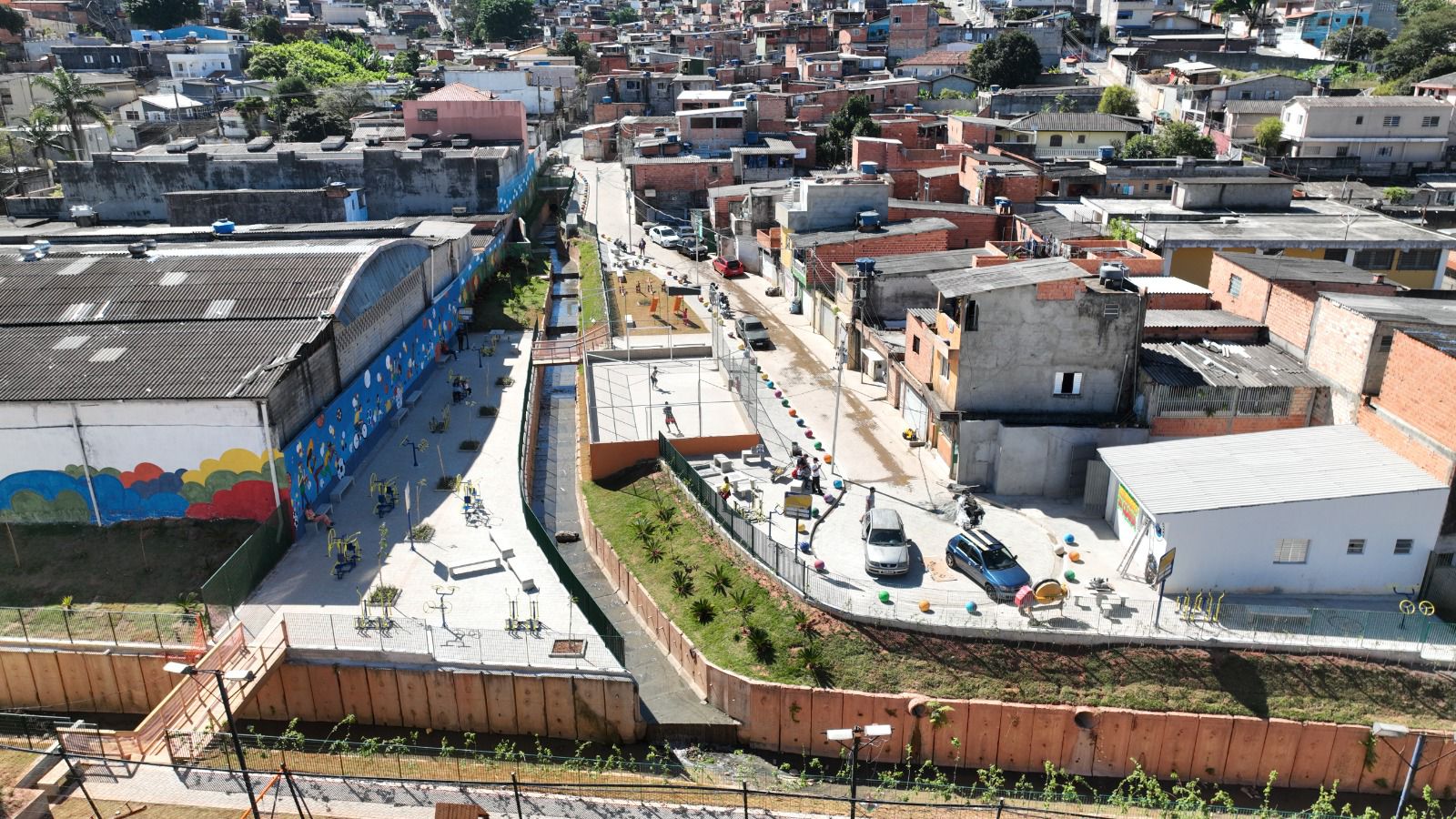 Imagem de Urbanização e Espaços Públicos
Fonte Secretaria Executiva do Programa Mananciais