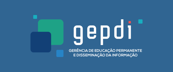 Logo da Gerência de Educação Permanente e Disseminação da Informação - GEPDI