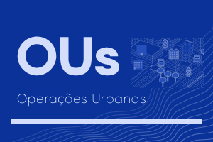 Botão na cor azul escrito "OUs"