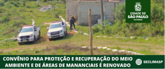 Imagem de uma operação OIDA contendo 2 viaturas da Polícia Militar Ambiental com o título da notícia.