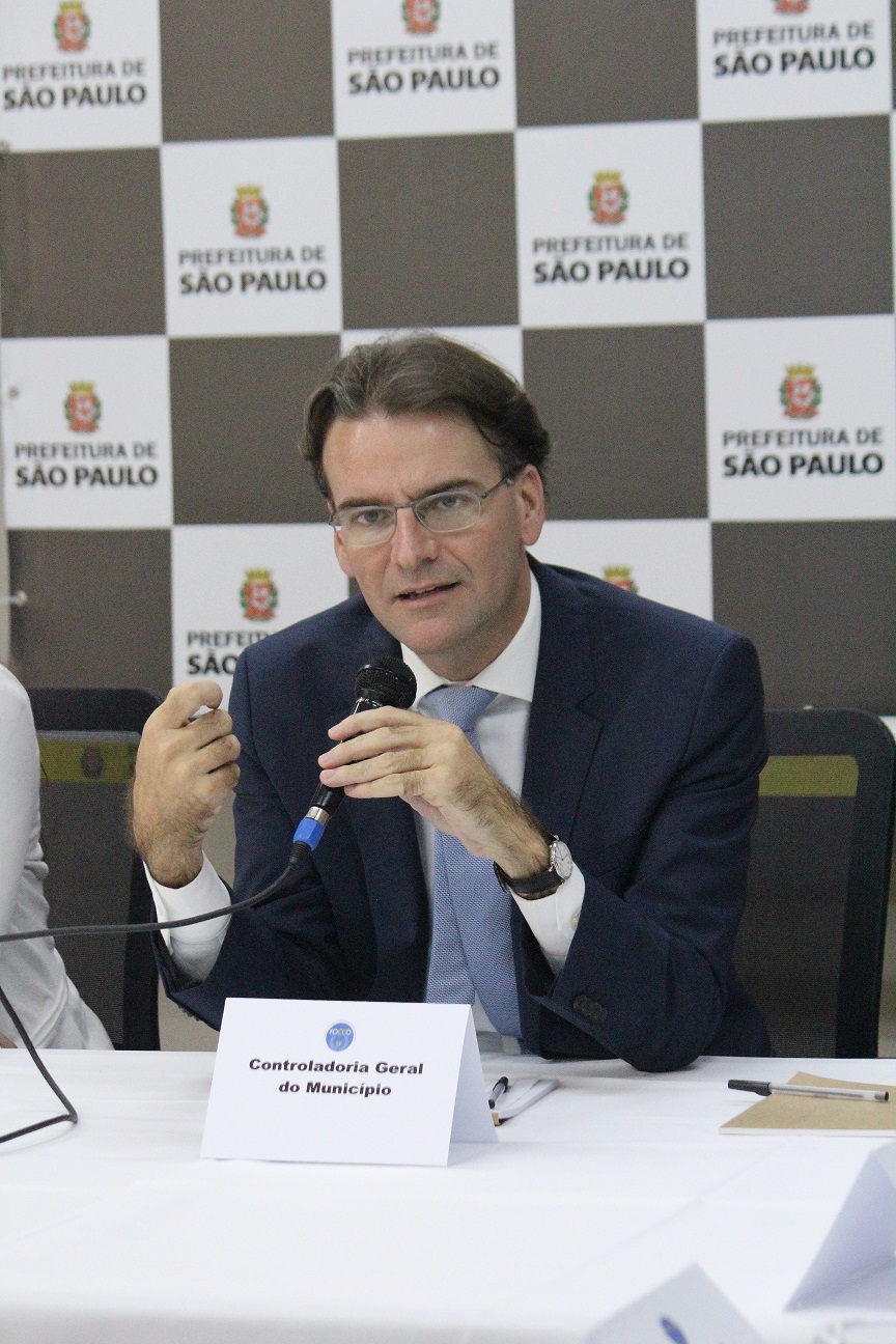 O Controlador Geral do Município de São Paulo em evento do FOCCO/SP