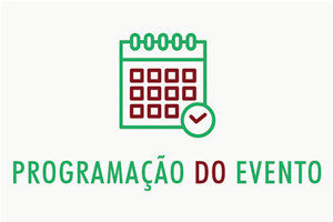 Imagem ilustrativa de Um calendário escrito "Programação do evento".