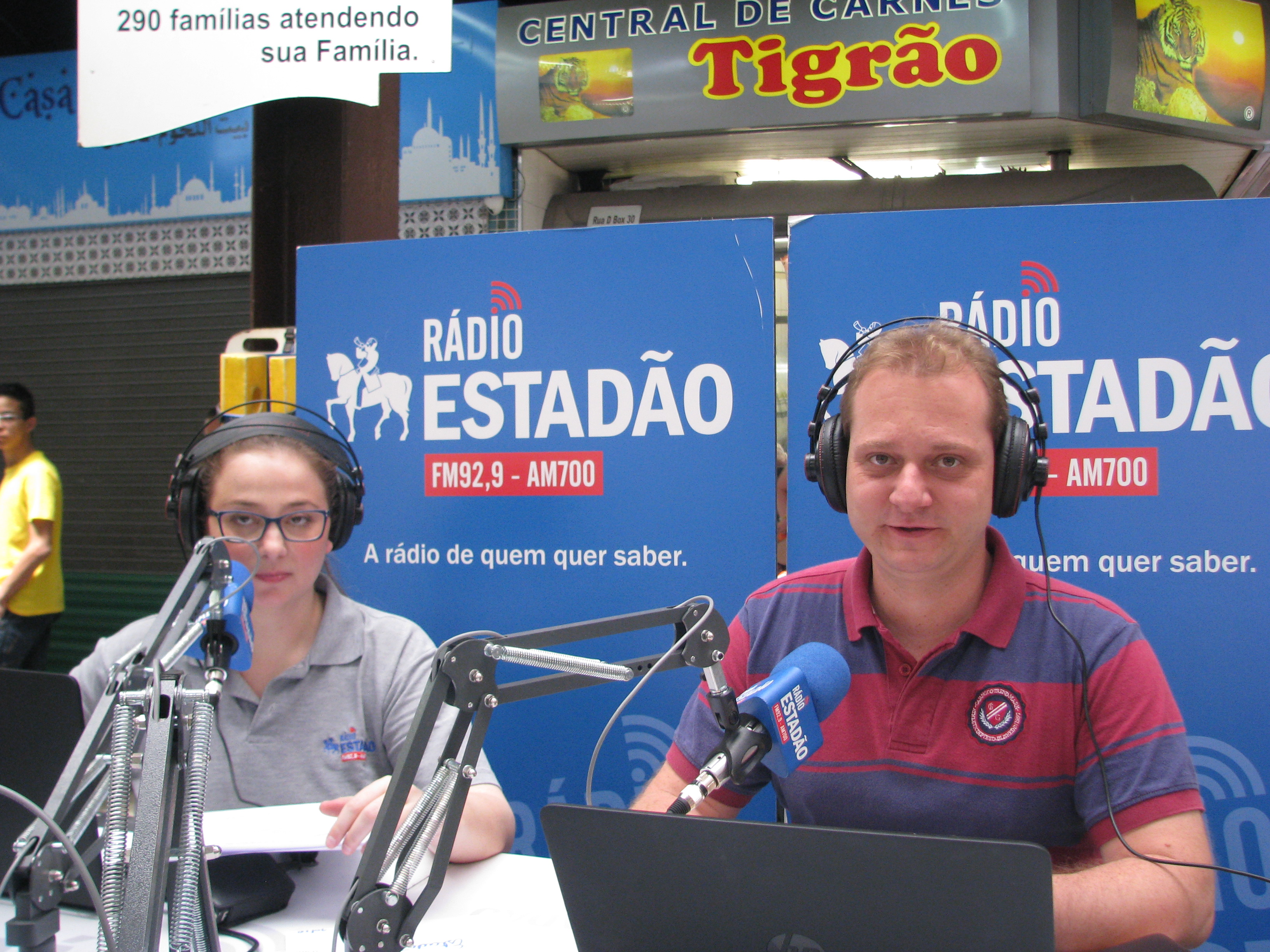 Marcelo Mazeta concede entrevista para a Rádio Estadão