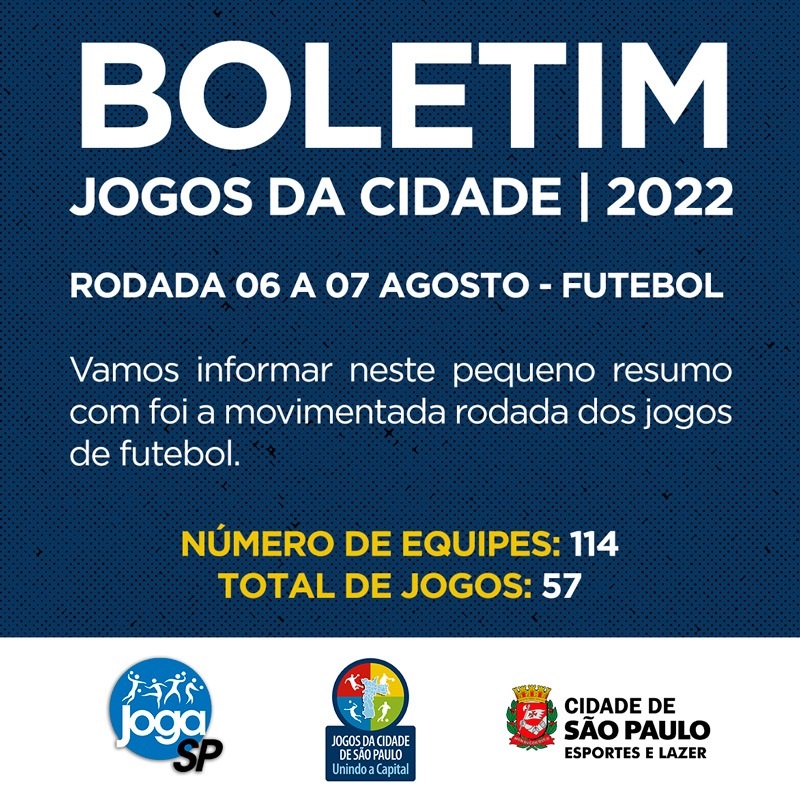 Começa o Jogos da Cidade 2.018, Secretaria Municipal de Esportes e Lazer