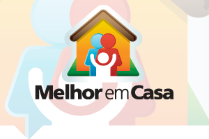 Na imagem tem uma casa amarela com um homem, uma mulher e uma criança em desenho gráfico. O título está embaixo em preto.