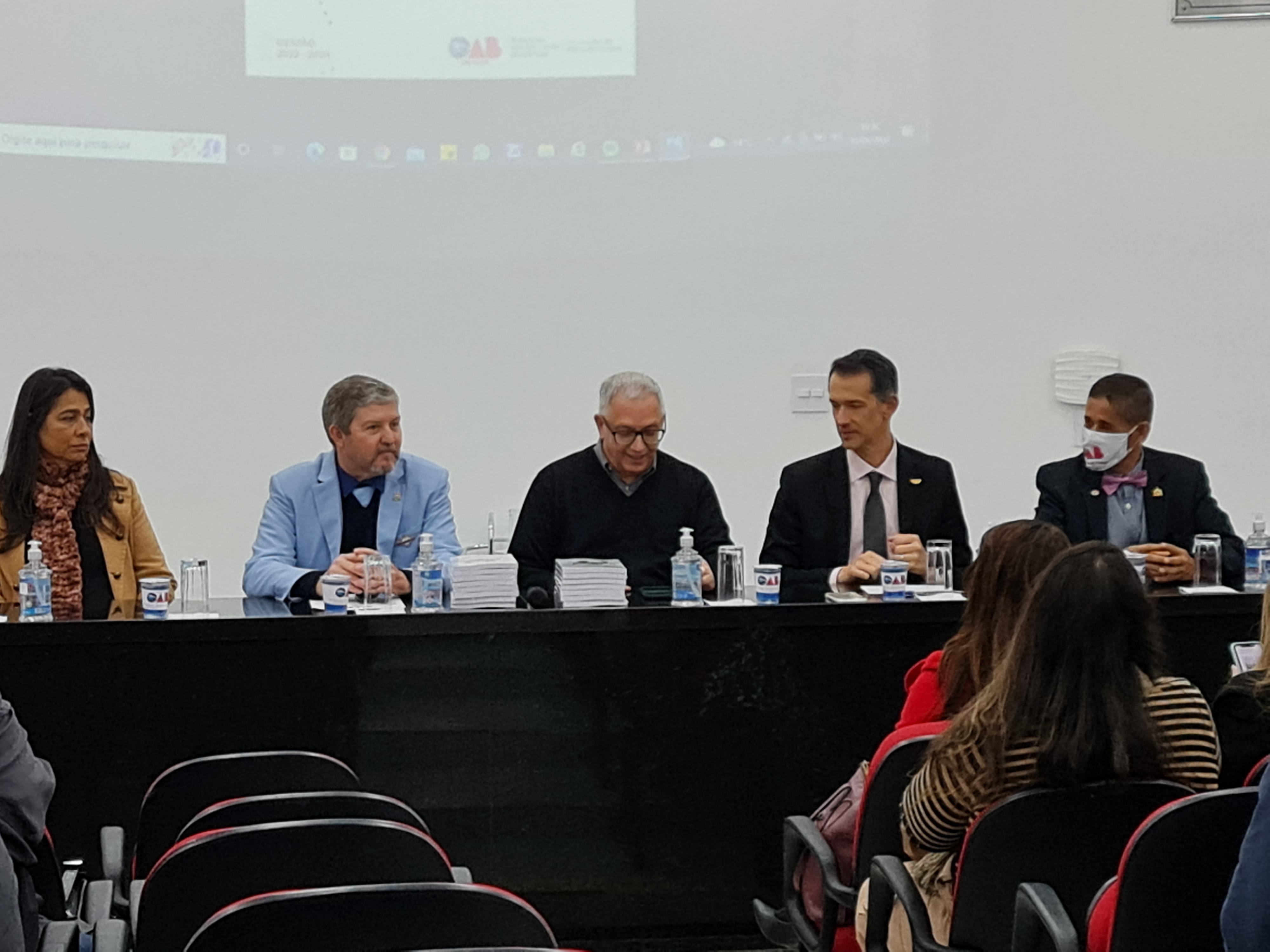 Imagem da palestra na OAB