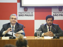 Representante da ONU no Brasil, Jorge Chediek e Secretário Leonardo Barchini