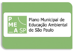 Está na imagem o logo do Plano Municipal de Educação Ambiental de São Paulo.