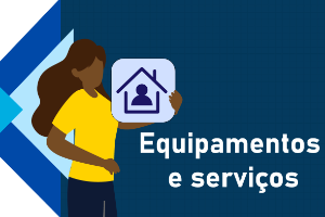 Destaque de equipamentos e serviços