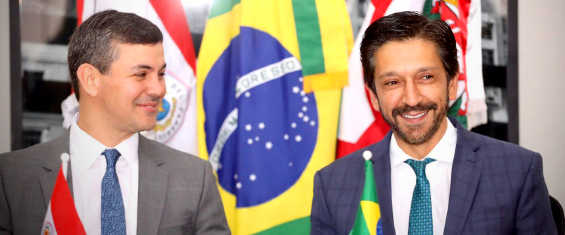 Prefeito Ricardo Nunes e Presidente do Paraguai