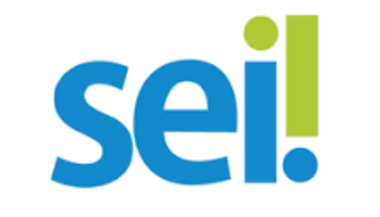 Banner com o logotipo do Sistema Eletrônico de Informações - SEI