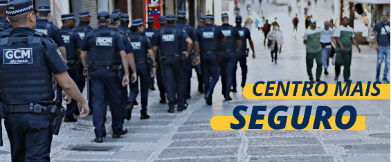 #PraTodosVerem GCMs realizam policiamento no Centro da Capital