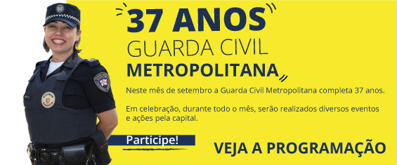 #PraTodosVerem Chamada para a programação das atividades de 37 anos da GCM