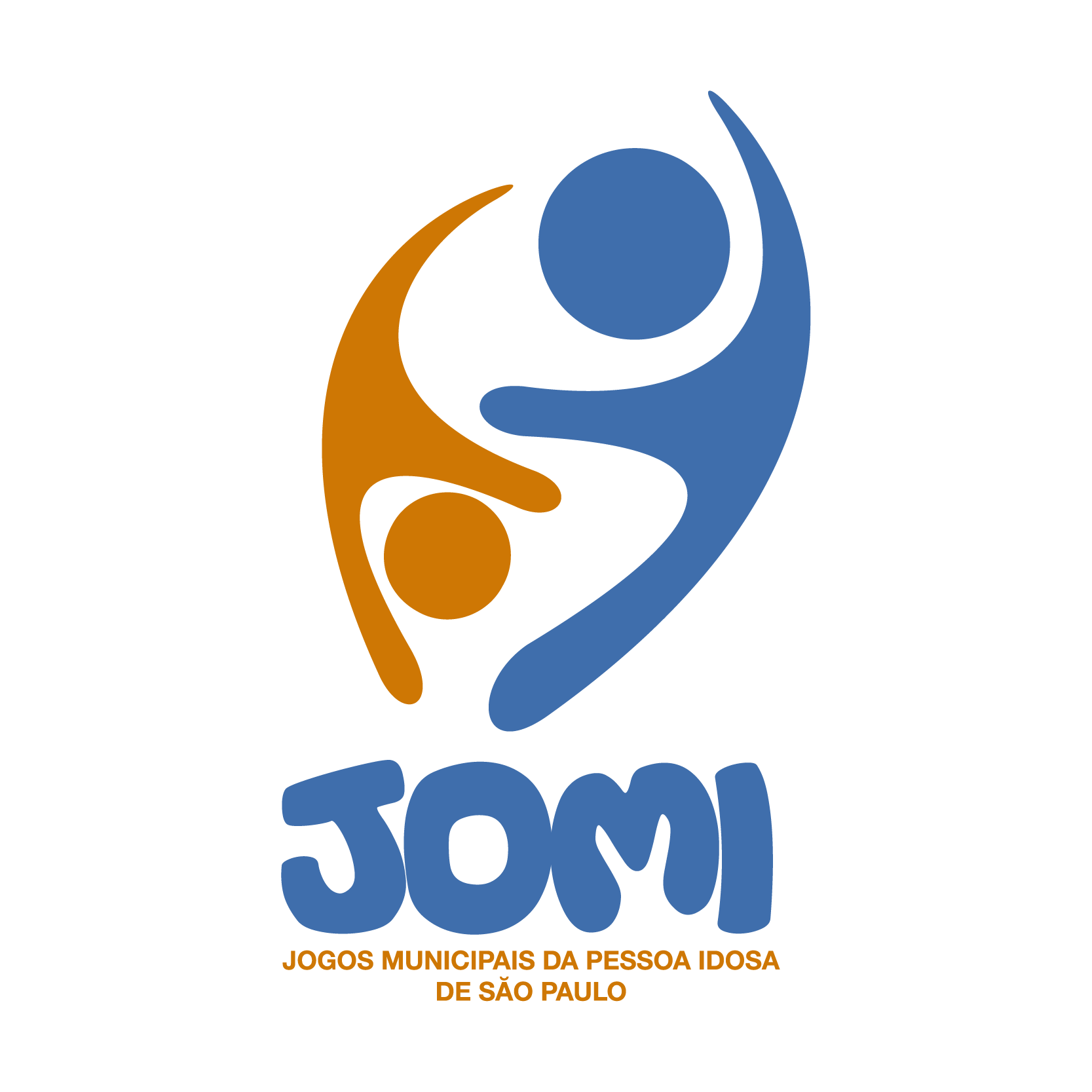 Logo do Jogos Municipais da Pessoa Idosa (JOMI).