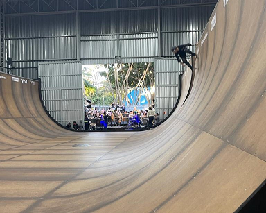 Na imagem, pista de Hilf Pipe do Centro Esportivo Tietê.