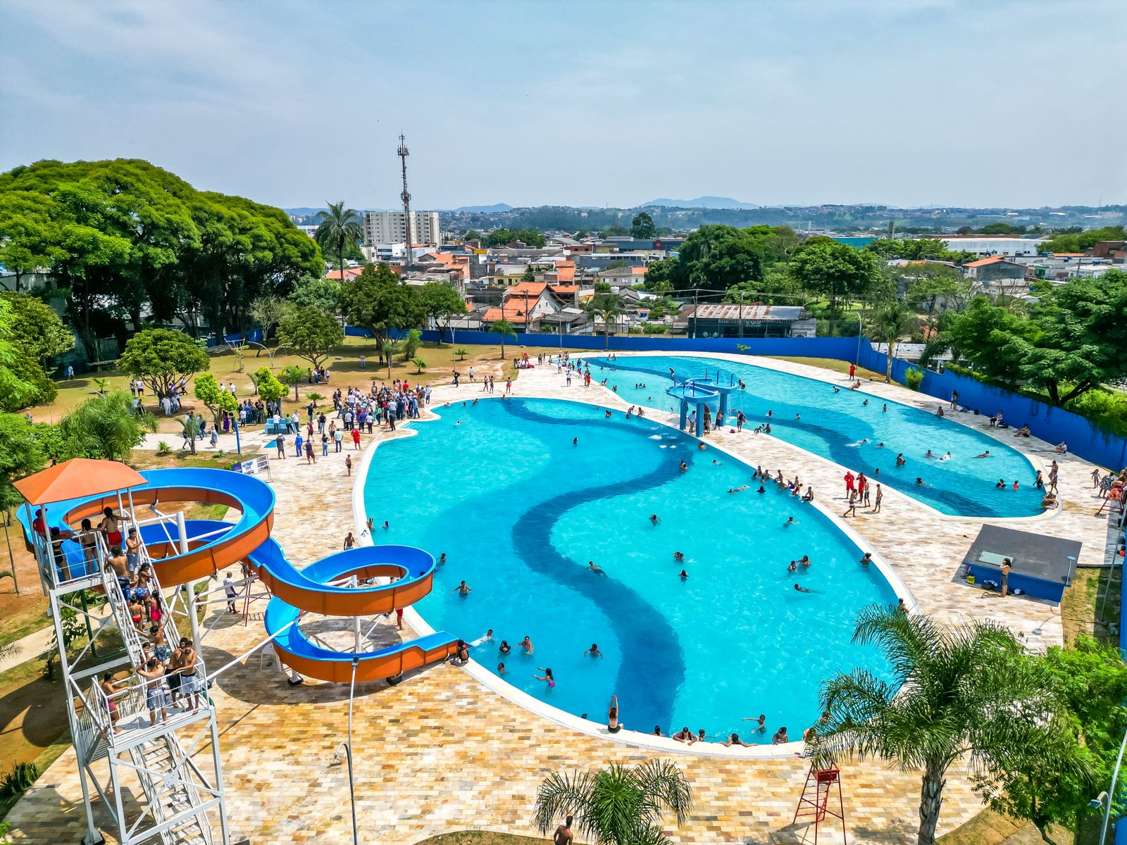 Na imagem, piscina do Centro Esportivo Vila Curuçá.