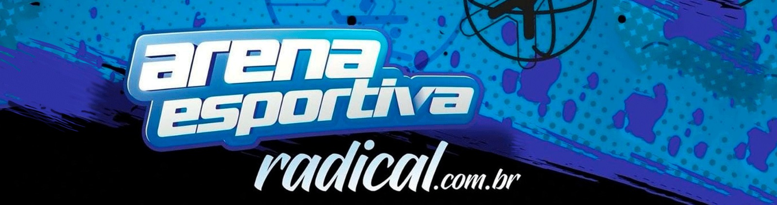 Na imagem, arte de divulgação da Arena Esportiva Radical.