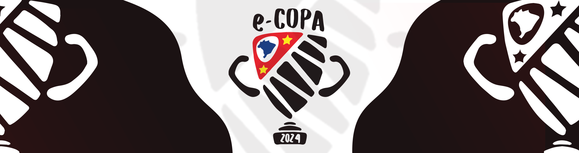 Na imagem, arte do programa e-Copa.