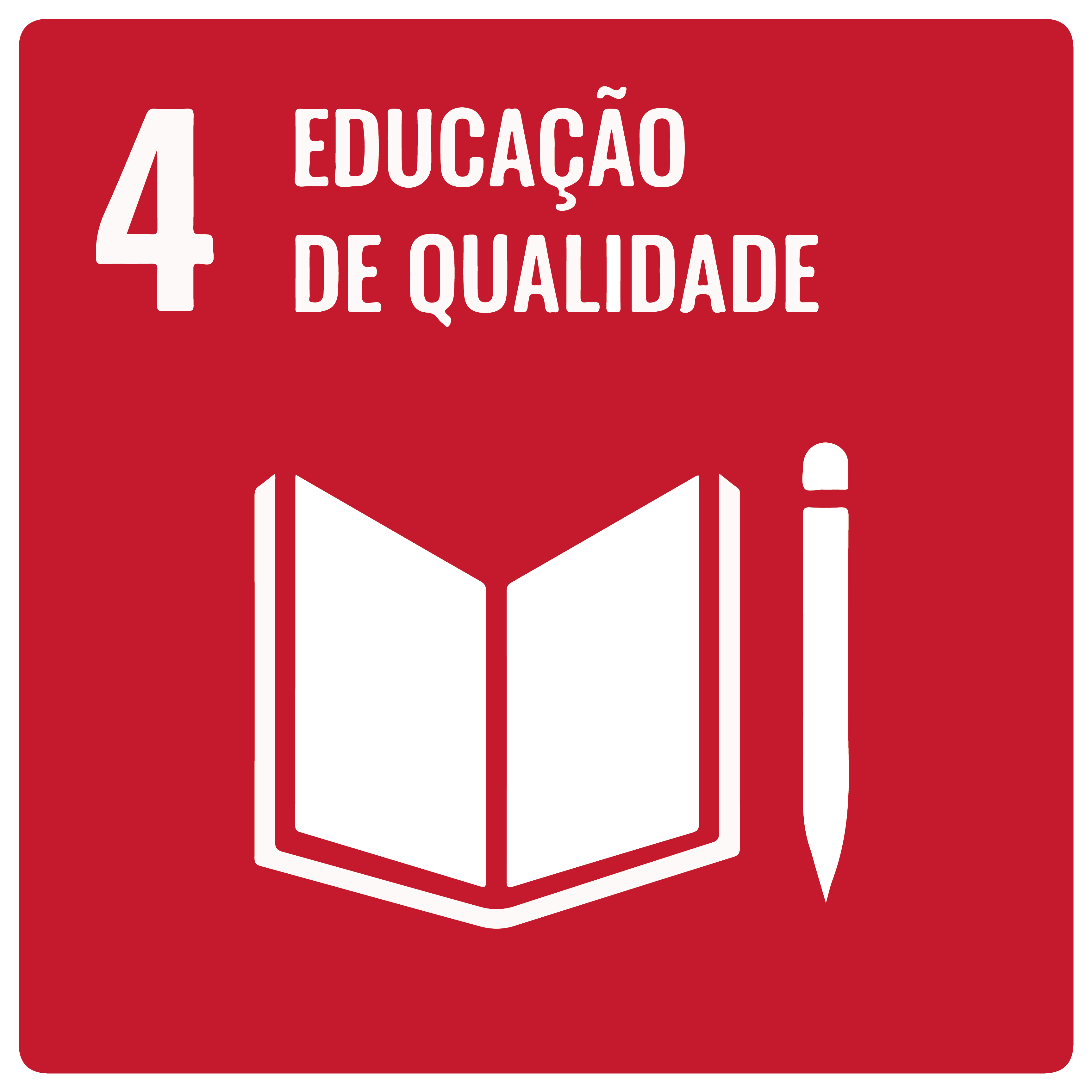 Na imagem, item 4: Educação de Qualidade