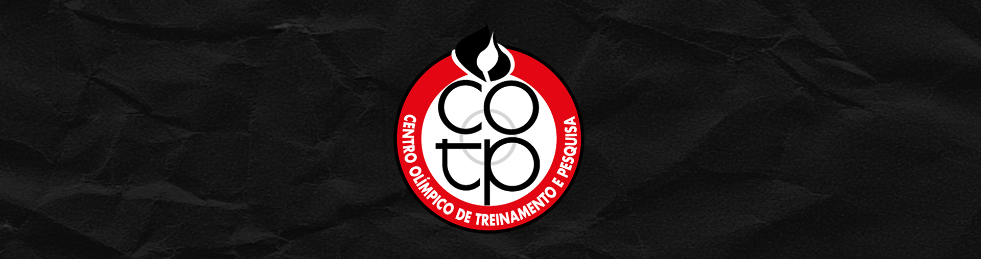 Na imagem, arte com o logo do Centro Olímpico de Treinamento e Pesquisa.