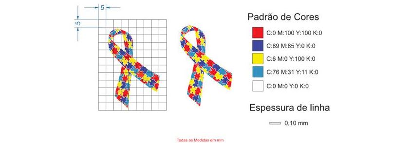 Figura 1 - Símbolo mundial da conscientização sobre o Transtorno do Espectro Autista – TEA. 