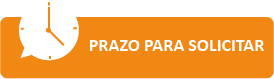 Icone em formato retangular cor laranja, na esquerda balão de diálogo com desenho de relógio e ao centro o texto "Prazo para Solicitar" na cor branco.