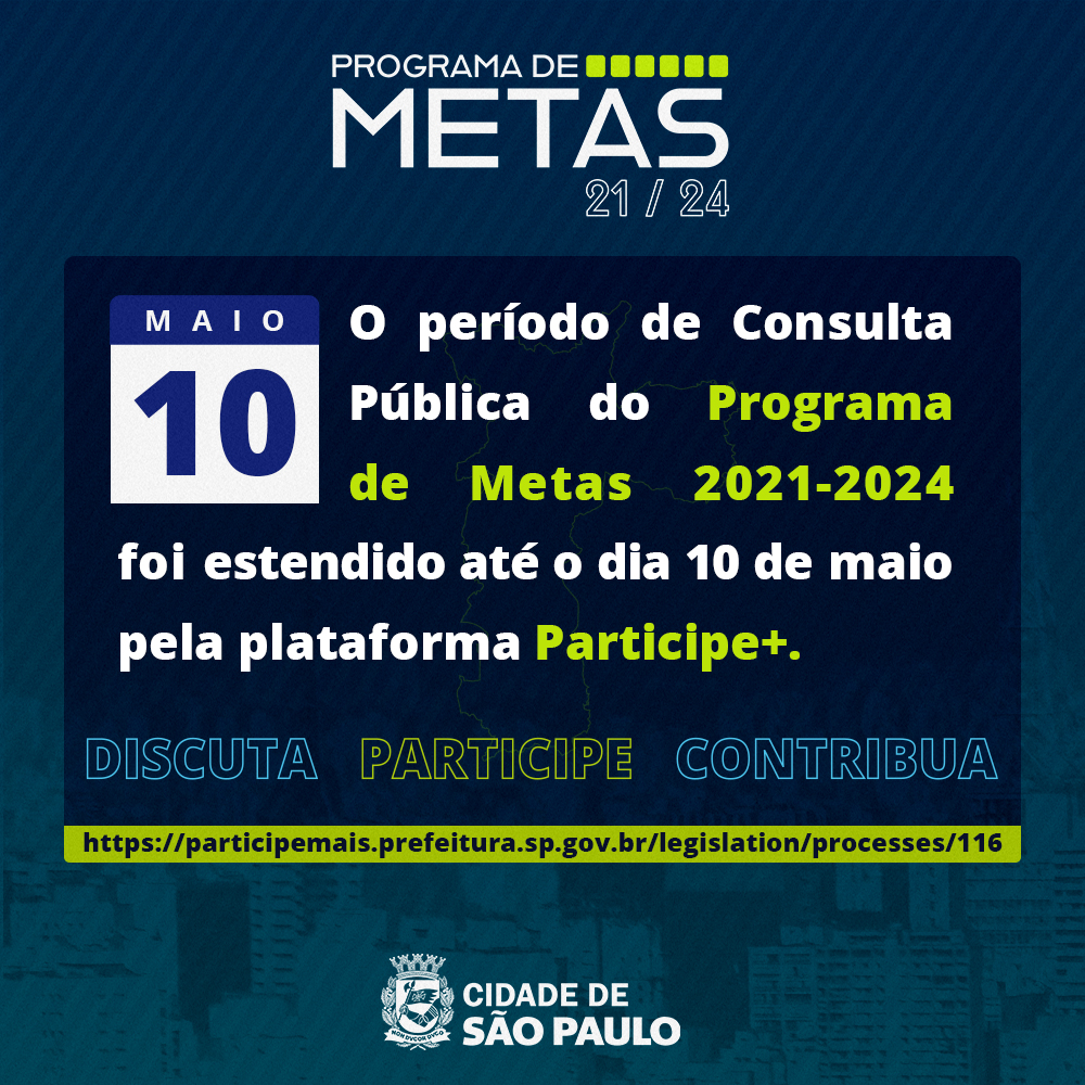 Post do instagram com comunicado sobre prorrogação do prazo.