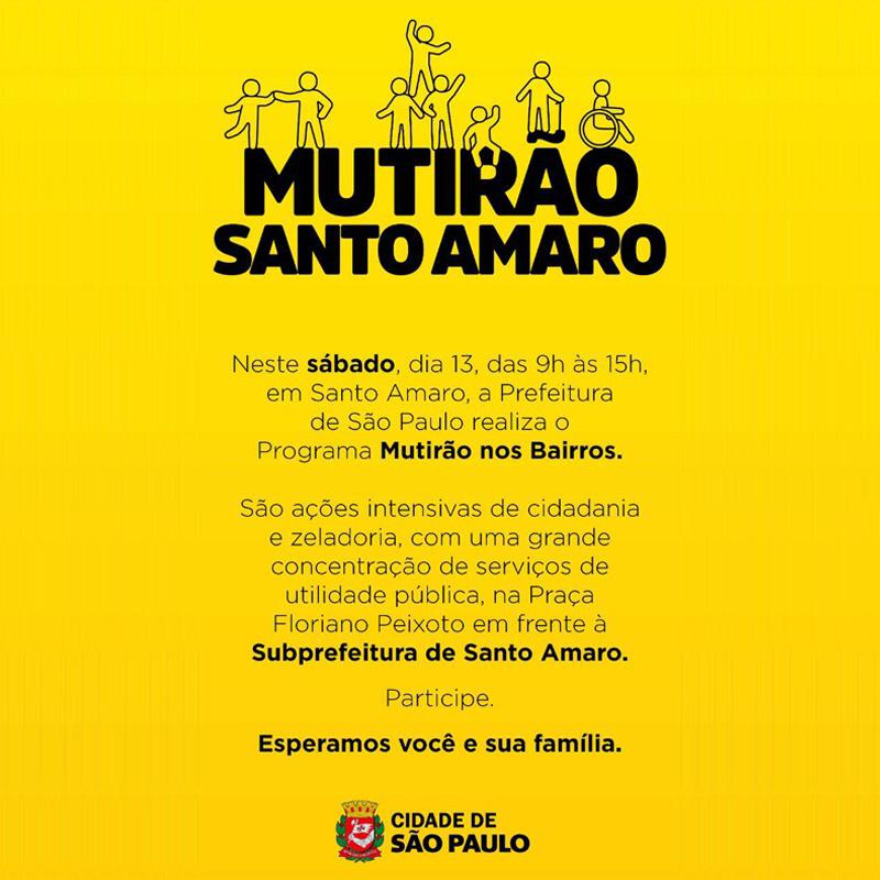 Mutirão Santo Amaro