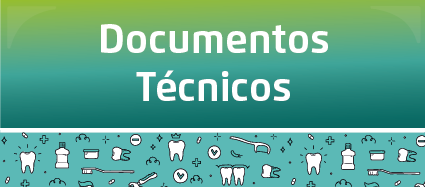 O botão tem o fundo degradê de verde, indo do claro para o escuro. A escrita Documentos Técnicos vem na cor branca.