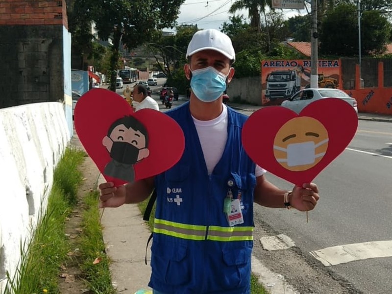 A estratégia é intensificar as orientações sobre o combate à Covid-19 e insistir nas medidas de proteção individual e coletiva (Foto: Divulgação)