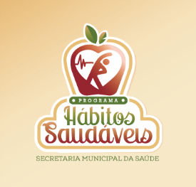 Logo oficial do programa, representado por uma maça e dentro dela uma pessoa fazendo exercício físico