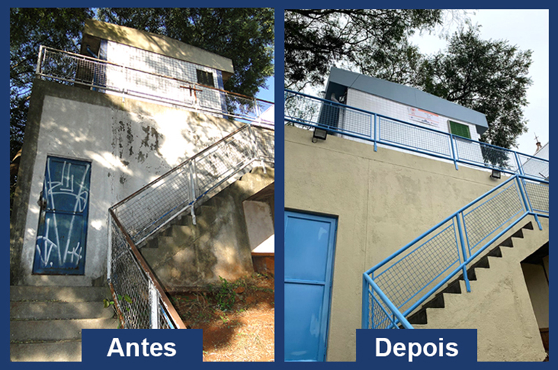 Antes e depois - SAMU