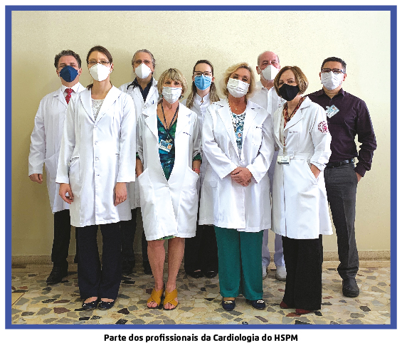 Foto da equipe da cardiologia