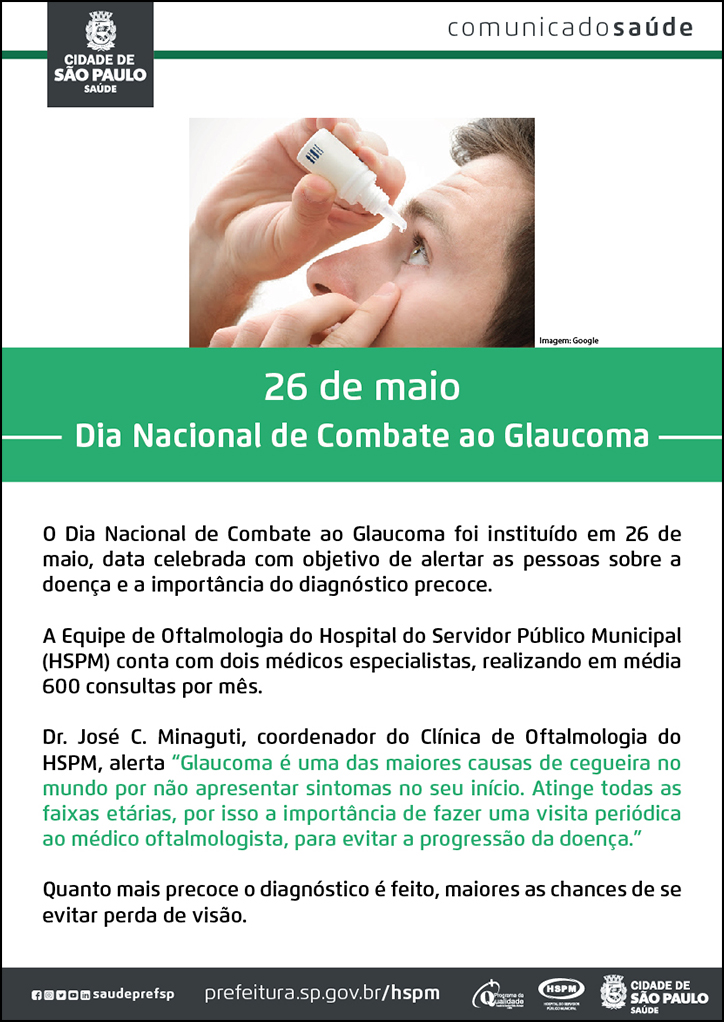 Dia Nacional de Combate ao Glaucoma