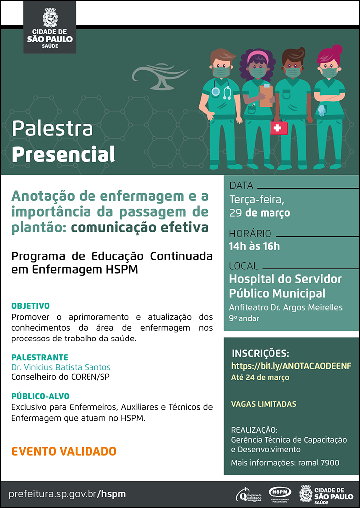 Palestra presencial 