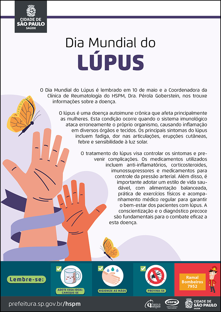 Cartaz com informações acima